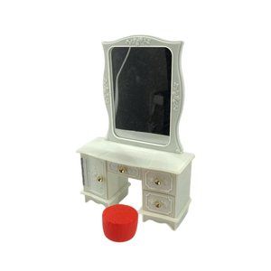 Vintage White World of Ginny Vanity Doll Playset | Classic All-Season Fun